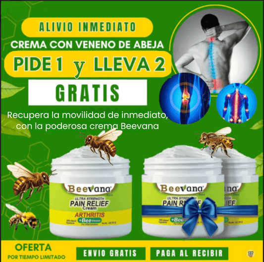 Beevana crema terapéutica con veneno de abejas
